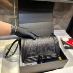 Chanel Medium Cordoba Boy Bag Black 25cm - Image 10