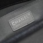 Chanel Boy Chevron Medium Handbag Black 25cm - Image 6