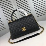 Chanel Coco Top Handle Flap Bag Black 26cm - Image 3