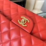 Chanel Classic Handbag Red 25cm A01112 - Image 3