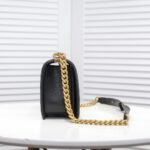 Chanel Boy Medium Handbag Black 25cm A92193 Y83339 94305 - Image 5