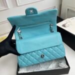 Chanel Classic Double Flap Bag Light Blue 25cm - Image 8