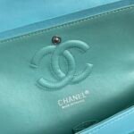 Chanel Classic Double Flap Bag Light Blue 25cm - Image 7