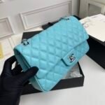Chanel Classic Double Flap Bag Light Blue 25cm - Image 3