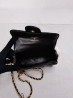 Chanel Lipstick Bag With Chain Ghw Black 15Cm - Image 10
