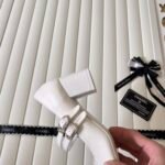 Chanel Mary Janes And Grosgrain White G45696 B16524 Nx269 - Image 5