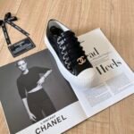 Chanel Women’S Sneaker Cc Trainers In Black - Image 4