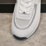 Chanel Cruise Sock Sneaker White Gray - Image 4
