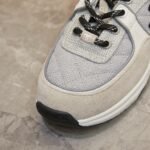 Chanel Low Top Trainer Gray White - Image 5