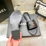 Chanel Slippers With Cc Silver Hardware Black G45172 B13906 Nq961 - Image 5