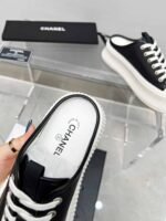 Chanel Platform Shoes Black - Image 7