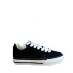 Chanel Suede Leather Runners Black