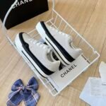 Chanel Suede Leather Runners White - Image 3