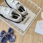 Chanel Suede Leather Runners White - Image 4