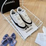 Chanel Suede Leather Runners White - Image 9