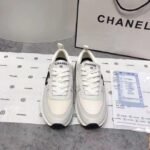 Chanel Mesh Suede Sneaker White Black G37492 Y55236 10601 - Image 5