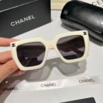 Chanel Vintage White Sunglasses - Image 4
