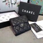 Chanel Classic Small Flap Wallet Black 12Cm Ap0231 Y01295 C3906 - Image 5