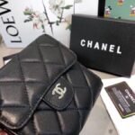 Chanel Classic Small Flap Wallet Black 12Cm Ap0231 Y01295 C3906 - Image 7