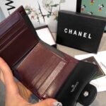 Chanel Classic Small Flap Wallet Black 12Cm Ap0231 Y01295 C3906 - Image 10
