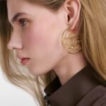 Louis Vuitton Lv Script Earrings Gold M03239 - Image 8