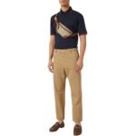 Gucci Gg Emblem Small Belt Bag Beige And Dark Brown 23Cm ‎821165 Faeec 9786 - Image 4