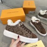 Louis Vuitton Time Out Trainers Brown 1Aidic - Image 2
