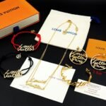 Louis Vuitton Lv Script Bracelet Gold M1812S - Image 9