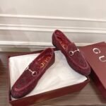 Gucci Women Gg Crystal Jordaan Loafer Red 835483 Faeq0 6255 - Image 6
