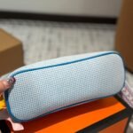 Hermes Bolide Crazy H Case Blue 26Cm H103750M 05 - Image 6