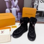 Louis Vuitton Cortina Ankle Boot Black 1Aiuel - Image 6