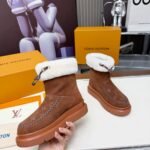 Louis Vuitton Cortina Ankle Boot Brown 1Aiufj - Image 5