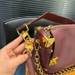 Louis Vuitton Side Trunk MM Plum Red 23Cm - Image 8