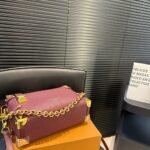 Louis Vuitton Side Trunk MM Plum Red 23Cm - Image 6