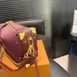 Louis Vuitton Side Trunk MM Plum Red 23Cm - Image 4