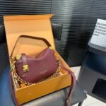 Louis Vuitton Side Trunk MM Plum Red 23Cm - Image 3