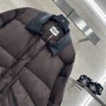 Miumiu Technical Ponge Cropped Down Jacket Brown Ml1107 15Wx F0192 S Ooo - Image 5