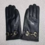 Gucci Leather Gloves With Horsebit Black Leather 787389 3Sai6 1000 - Image 5
