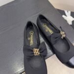 Chanel Mary Janes Grosgrain Black G46811 B22270 94305 - Image 6