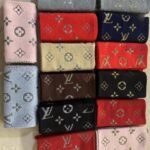 Louis Vuitton Logomania Shine Scarf Gray 180Cm - Image 8