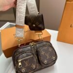 Louis Vuitton Utility Crossbody Bag Brown 18Cm M80446 - Image 3