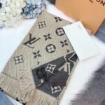 Louis Vuitton Logomania Shine Scarf Beige 180Cm - Image 2