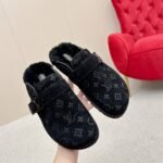 Louis Vuitton Lv Cosy Comfort Clog Black 1Aittt - Image 6