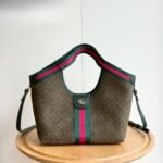 Gucci Giglio Small Tote Bag Dark Green 25Cm - Image 2