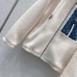 Louis Vuitton Monogram Accent Fleece Jacket Beige 1Aiqqj - Image 6