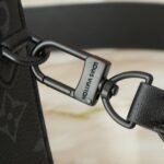 Louis Vuitton Montsouris Wearable Wallet Monogram Eclipse Canvas Black 22Cm M83567 - Image 8