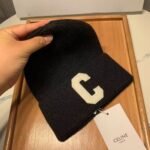 Celine Initial Beanie Black 2Ag50378U 38No - Image 3