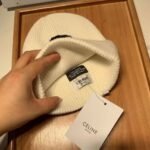 Celine Initial Beanie White - Image 4