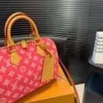 Louis Vuitton Speedy Bandouliére 25 Monogram Origine Rose Ribbon Pink 25Cm M27528 - Image 3