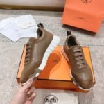 Hermes Bouncing Sneaker Brown H221898Zhx3400 - Image 5